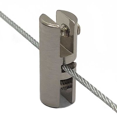 Yeni Sıcak Satış Ürünü Teşhir Fikstürü Cam Kelepçesi Kablo Teşhir Sistemi İçin