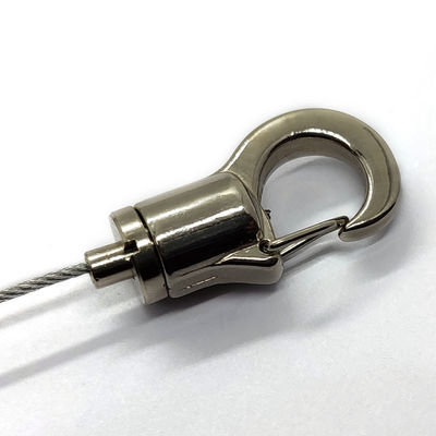 Asma Tavan Askı Kancaları Kiti 2 Kablo Seti Paslanmaz Çelik Halat Kelepçesi İle