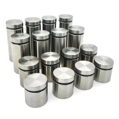 3/4 inç paslanmaz çelik cam işaret montajı duvar üzerine monte edilmiş işaret için vida kapakları