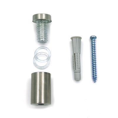 Paslanmaz Çelik Akrilik Cam Klip Aralık Çaplı İşaret Cam Panelli Reklam İşareti