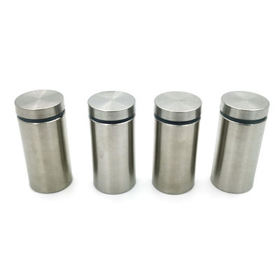 Boş Reklam Standoff Sabitleme Kelepçesi Ekran Klipsi Paslanmaz Çelik Reklam Vidası