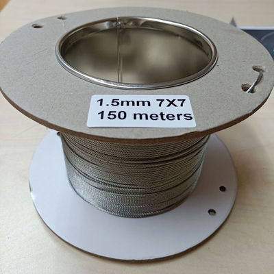 Toptan Stokta 304 Paslanmaz Çelik Sapan Kablosu Galvanizli Çelik Halat