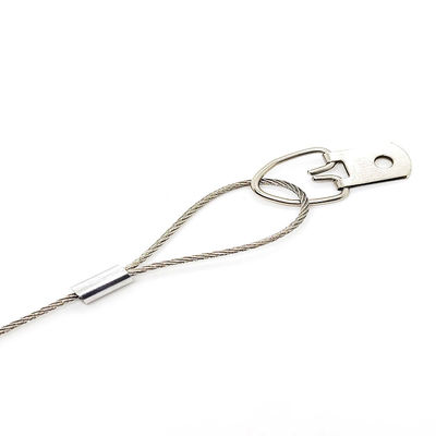 Güvenlik Kablosu D-Kırmızı vida asılı tel sistemi Paslanmaz Çelik Resim Asılı Tel