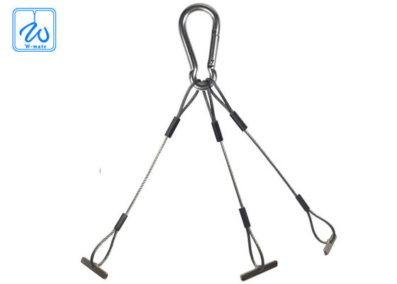 Taşınabilir Üç Ayaklı Çelik Kablo Askı Kitleri Çiçek Saksısı İçin