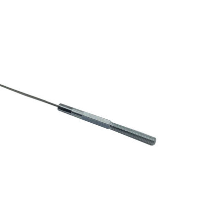 Çinko Başlı 1.5MM Galvanizli Çelik Halat, Asma Yapı İçin