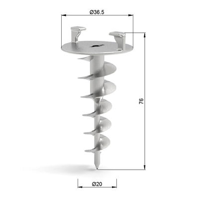 Etkili Neme Dayanıklı Kablo Asma Sistemi Akustik Tavan için Esnek 7x7 Yapı