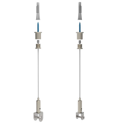 Metal Ceiling Systems Wall Bracket Cable Gripper Hold For Ceiling Baffles Fixtures