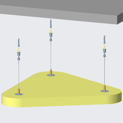 Bağlantı Absorber Anchor için özelleştirilebilir akustik tavan askısı sistemi