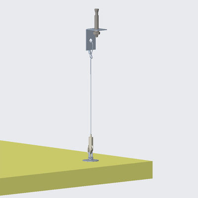 Kolayca takılan avize akustik panel tel kiti süspansiyon sistemi ses yalıtım malzemesi