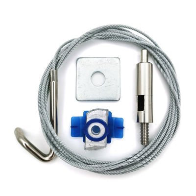 Aydınlatma asılılık kabloları kitleri, tutma cihazı ile