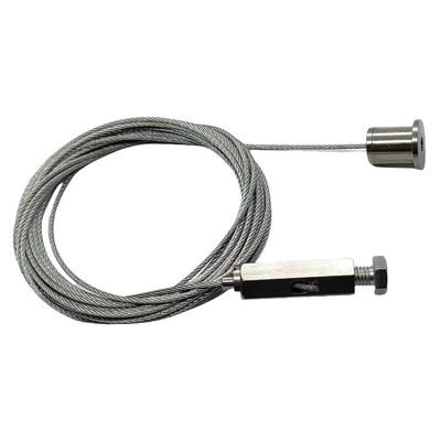 Işık sistemleri için paslanmaz çelik kablo sapı süspansiyon seti