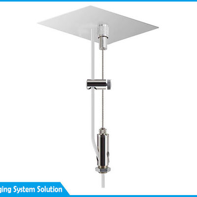 Sıvı ipli ve kablo tutmacılı paslanmaz çelik tavan askısı seti