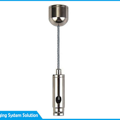 Sıvı ipli ve kablo tutmacılı paslanmaz çelik tavan askısı seti