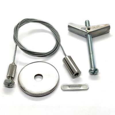 Paslanmaz Çelik LED Aydınlatma Askı Kiti Panel Işıkları İçin