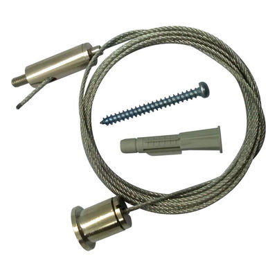 Korozyona Dayanıklı Yüksek Mukavemetli Nikel Renkli Kablo Tutucu Tel Halat Klipsi Güvenli Sabitleme İçin