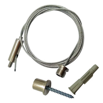 Korozyona Dayanıklı Yüksek Mukavemetli Nikel Renkli Kablo Tutucu Tel Halat Klipsi Güvenli Sabitleme İçin