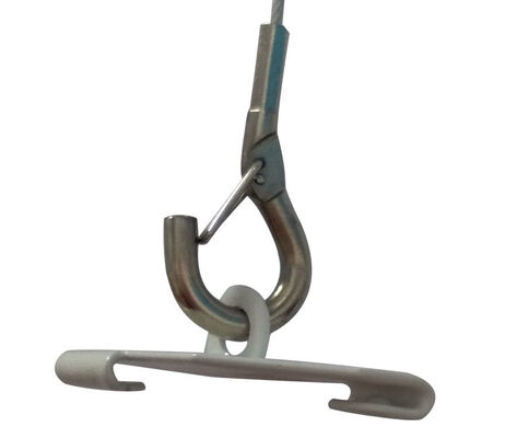 Yapı Malzemesi T Bar Çelik Kablo Klipsleri Asma Tavan T Izgarası