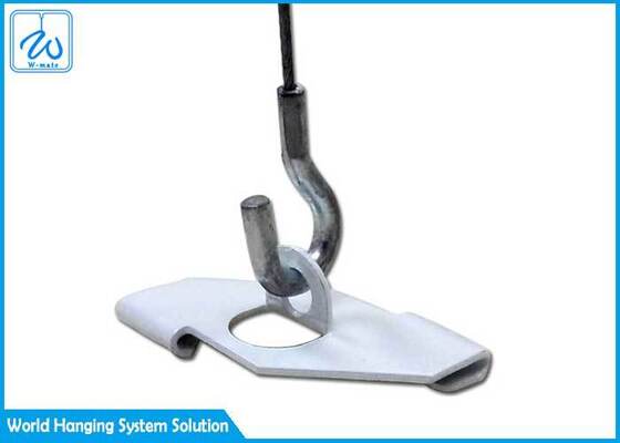 Yapı Malzemesi T Bar Çelik Kablo Klipsleri Asma Tavan T Izgarası