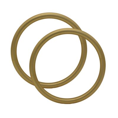 Matt Gold Anodizing Finish Alüminyum Sling Yüzükleri Düzenlenebilir