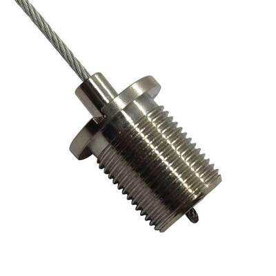 Kalite Güvenceli 18mm Faston Kablo Klipsleri 90 Derece Tel Halat Tutucuları Dış Mekan Kullanımı İçin