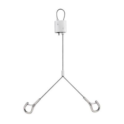 Adjustable Two Way Wire Looping Cable Grippers Hanging Suspension Kits Spring Hook Hardware Fitting