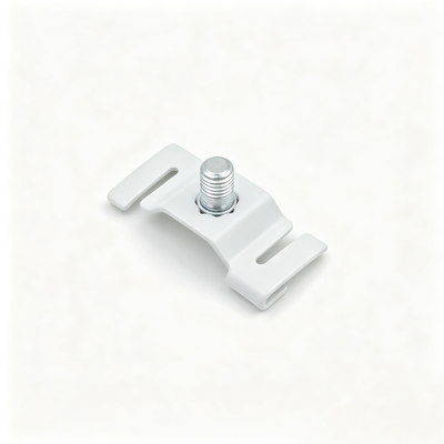 M6 Thread Oblong T Bar Clip Brass Suspension Accessory Drop Ceiling Track Light Wire Rope Cable Management Clam