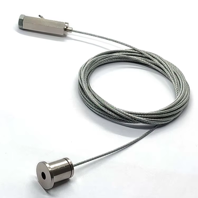 Özel LED lamba donanımı Tavan aydınlatması Asılı teller Küçük kablo tutkucu kapalı panel ışık montu için aksesuar