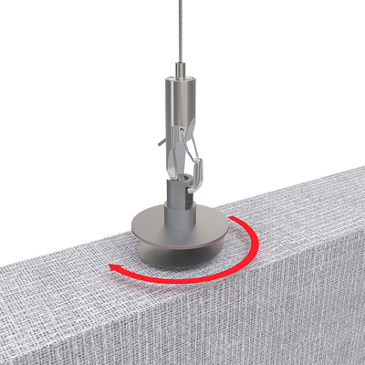 Düzenlenebilir Metal Asma Kits Akustik Panel Süspansiyon Sistemi Özel Kablo Yakalayıcı Kanca ISO9001 Sertifikalı Özel Yüzey Bitiri