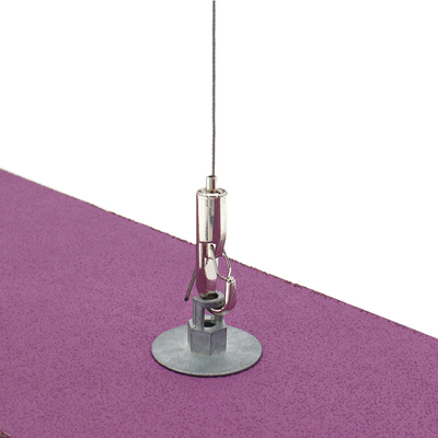 Düzenlenebilir Metal Asma Kits Akustik Panel Süspansiyon Sistemi Özel Kablo Yakalayıcı Kanca ISO9001 Sertifikalı Özel Yüzey Bitiri