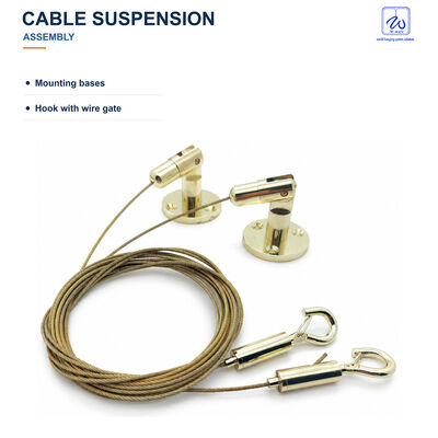 Ceiling Cable Suspension Kit for LED Panels and Pendant Lights
