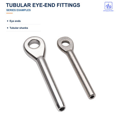 Tubular Eye-End Fittings for Wire Rope Assemblies