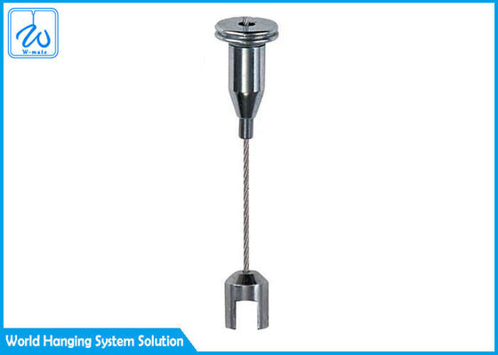 Cam Malzemeleri / Kablo Resim Asma Sistemi Pirinç Malzeme Özelleştirilmiş Uzunluk