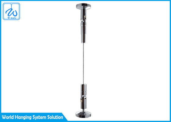 Duvar-Zemin Sanat Kablo Asma Sistemi Özelleştirilmiş Uzunluk / Dış Çap 50KG Çalışma Yükü