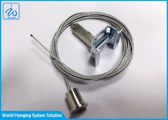 Custom Made Cable Suspension Kit / Led Panel Light Suspension Kit Brass + Steel