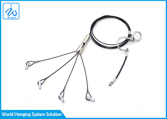 Mimarlık aydınlatması için paslanmaz çelik tel halat kablo süspansiyon kitleri