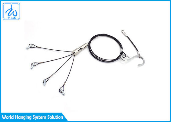 Mimarlık aydınlatması için paslanmaz çelik tel halat kablo süspansiyon kitleri