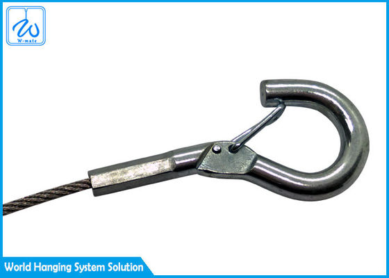 Özel Çelik Kablo Sling Gözle - Kanca Terminalı
