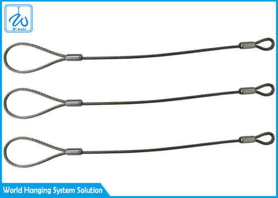 Güç ve dayanıklılık 3.0 mm ip montajı çift döngü ile tek bacaklı