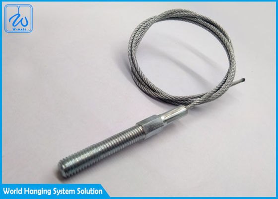 2.5mm çelik özel tel ipleri M8 ipli çubukları ile