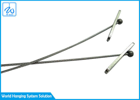 Askı Kablo Sistemi İçin Bayraklı 7x19 2 Bacaklı Çelik Halat Sapan