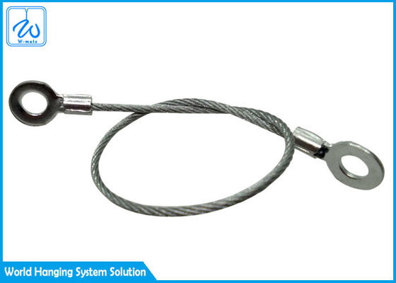 Saveking Safety Cord Stainless Steel Wire Rope Eyelets Pvc Coated Nylon Rope