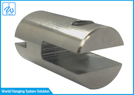 Tek taraflı tunç cam raf sıkıştırıcı asılı akrilik kablo süspansiyon seti