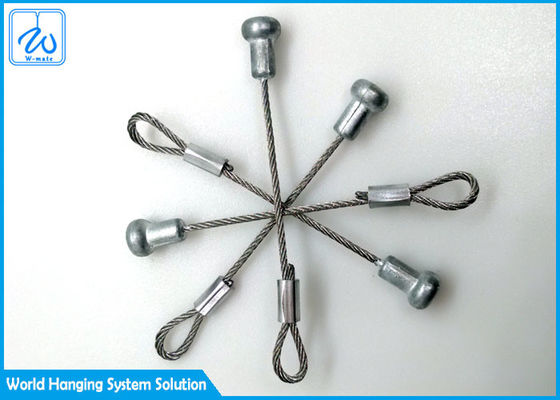 Özel Taşınabilir Uçak Kablosu Tertibatları Güvenlik Halkası ve Kazık Gözleri Terminali