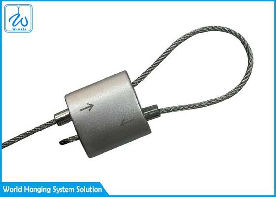 1.0 - 2.0mm Çelik Tel İçin Kolayca Çıkarılabilen Döngü Kablo Askı Seti