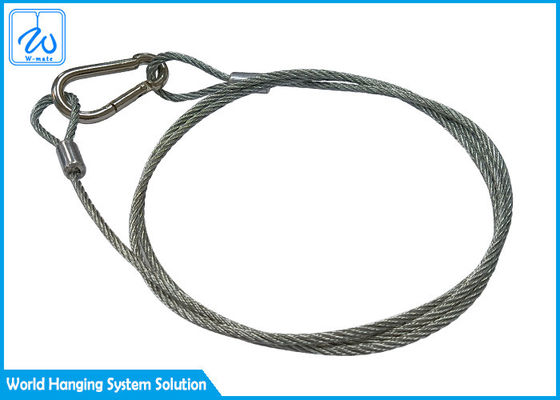 Flemish Eye Wire Rope Sling Güvenlik Kabloları Kiliseler için Led Sahne Işığı