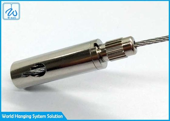 Doğal Eloksallı Uçak Kablosu Pirinç Tutucu, M6 Kilit Somunları Dahil