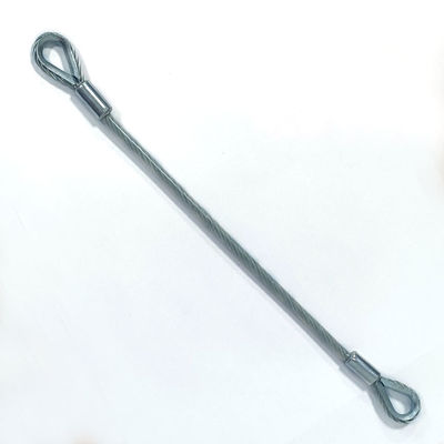 Dış Mekan Kullanımı Paslanmaz Çelik Kaplı PVC Bağlantı İpi Kiti Kancalı Uçlu