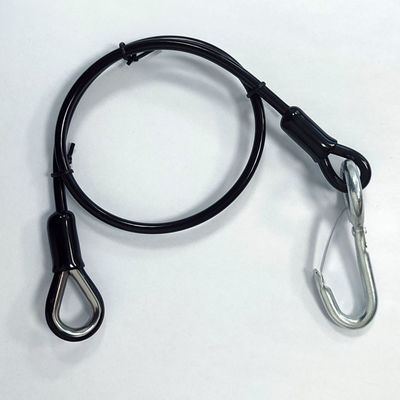 Tel Halatı Galvanizli Paslanmaz Çelik Kaplı PU Asma Kancası