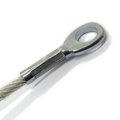 Paslanmaz Çelik Halat Gözü Terminali Kordon Emniyet Kemeri