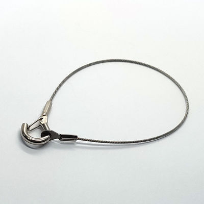 Paslanmaz Çelik Halkalı Terminallere Sahip Yüksek Kaliteli Galvanizli Paslanmaz Çelik Halat Tertibatı